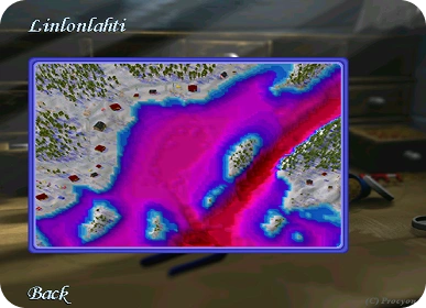 Heat map visualization